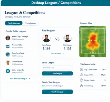 Fantasy Lockr league and leaderboard interface
